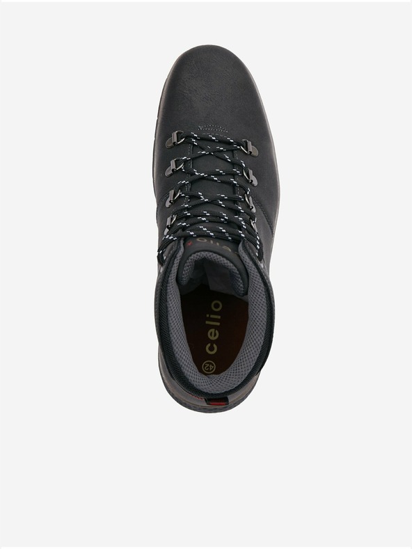 Celio Schwarze Herren-Winterstiefeletten Celio