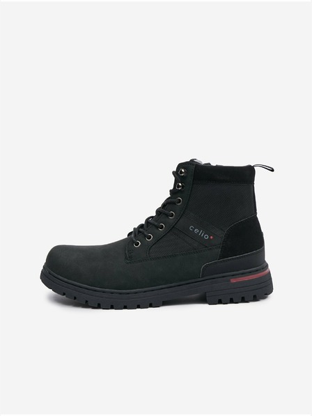 Celio Schwarze Herren-Winterstiefeletten Celio