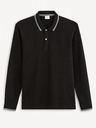 Celio Schwarzes Herren Basic-Poloshirt Celio Decolml