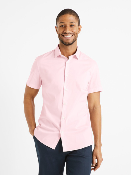 Celio Rosa Herrenhemd Celio Daslim