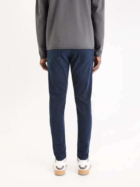 Celio Dunkelblaue Skinny Fit Jeans Celio Foskinny