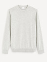 Celio Hellgrauer Herren-Basic-Pullover Celio Decoton