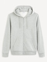 Celio Hellgraues Herren-Basic-Sweatshirt Celio Fethree