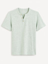 Celio Hellgrünes Herren-T-Shirt Celio Cegeti