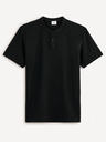 Celio Schwarzes Herren-Poloshirt Basic Celio Gesohel