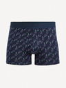 Celio Dunkelblaue gemusterte Herren-Boxershorts Celio Giboberneo