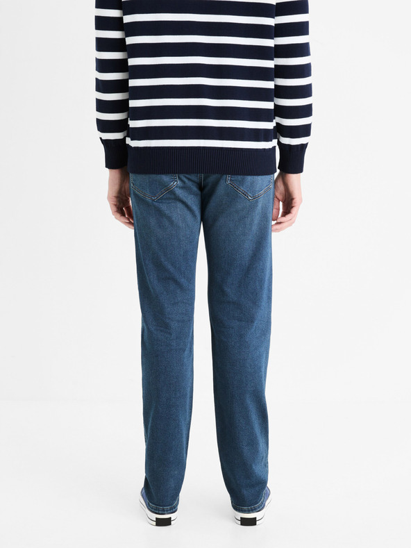 Celio Blaue Herrenjeans Straight Fit Celio Stlmaille