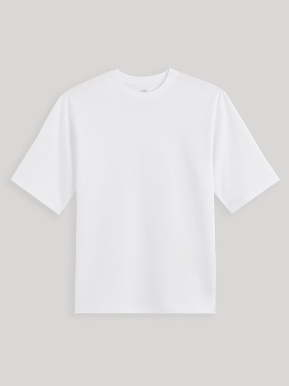 Celio Weißes Herren-T-Shirt Celio Gehem