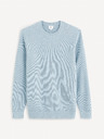 Celio Hellblauer Herren-Basic-Pullover Celio Bepic