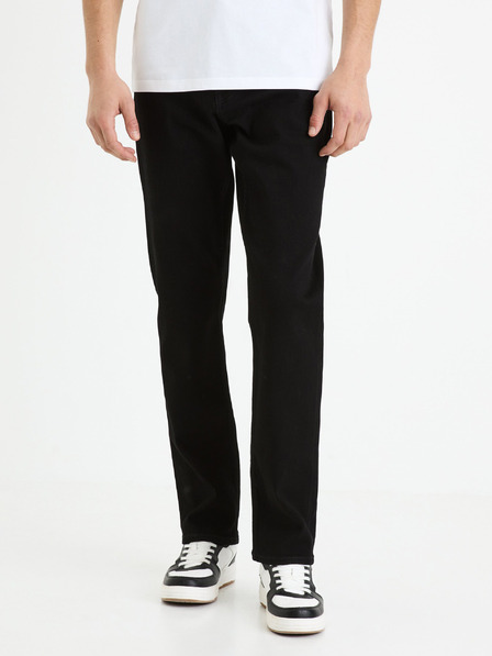 Celio Schwarze Herrenjeans Straight Fit Celio C15
