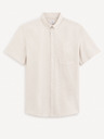 Celio Beige Herrenhemd regulär Celio Daxfordmc