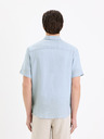 Celio Hellblaues Herren Leinenhemd Celio Damarlin