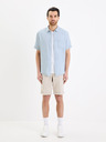 Celio Hellblaues Herren Leinenhemd Celio Damarlin