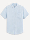 Celio Hellblaues Herren Leinenhemd Celio Damarlin