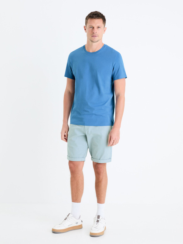 Celio Hellblaue Herren-Chino-Shorts Celio Bochinobm