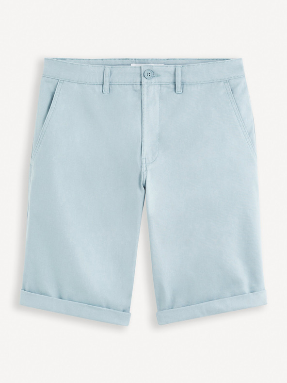 Celio Hellblaue Herren-Chino-Shorts Celio Bochinobm