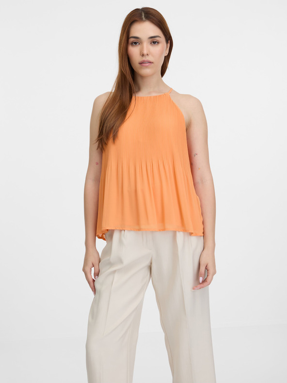 Orsay Orangefarbene Damenbluse ORSAY