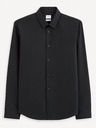 Celio Schwarzes Herrenhemd Celio Rabellefr