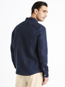 Celio Dunkelblaues Herren Leinenhemd Celio Daflix