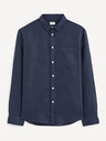 Celio Dunkelblaues Herren Leinenhemd Celio Daflix