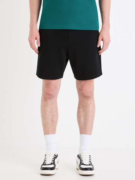 Celio Schwarze Herren-Trainingsshorts Celio Goshort