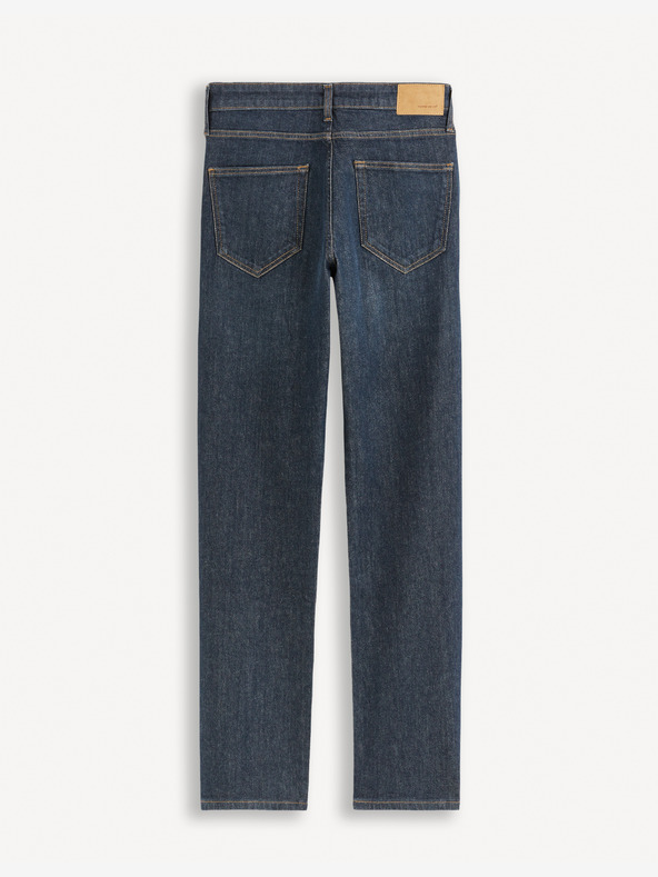 Celio Dunkelblaue Herrenjeans Celio C5 Straight Fit