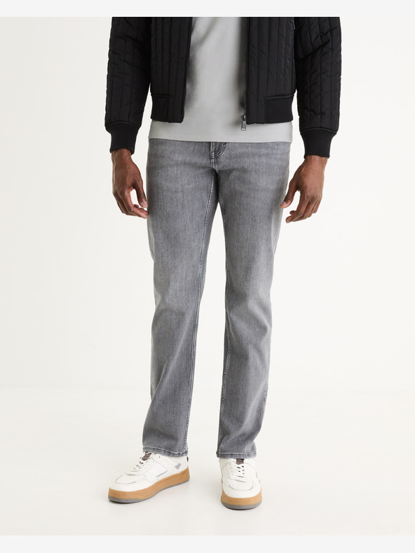 Celio Graue Herrenjeans Celio C15 mit gerader Passform
