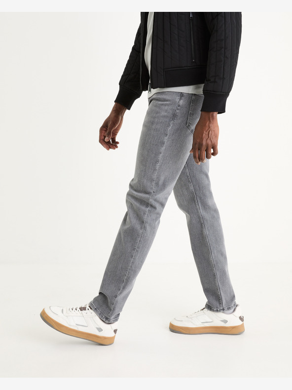 Celio Graue Herrenjeans Celio C15 mit gerader Passform