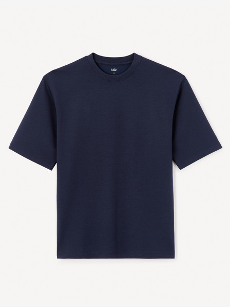 Celio Dunkelblaues Herren-T-Shirt in Übergröße Celio Gehem