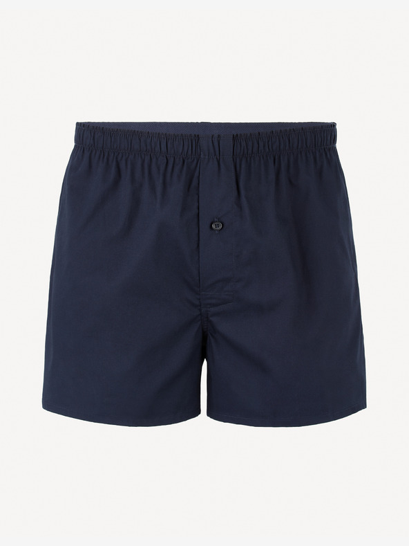 Celio Dunkelblaue Herren Shorts Celio Jiwosolid