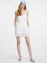 Orsay Weißes kurzes Damen-Overallkleid ORSAY