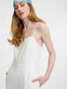 Orsay Weißes kurzes Damen-Overallkleid ORSAY