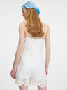 Orsay Weißes kurzes Damen-Overallkleid ORSAY