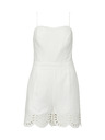 Orsay Weißes kurzes Damen-Overallkleid ORSAY