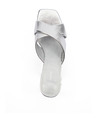 Orsay Silberne Damen-Pantoffeln mit Absatz ORSAY