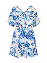 Orsay Blaues kurzes Damenkleid ORSAY
