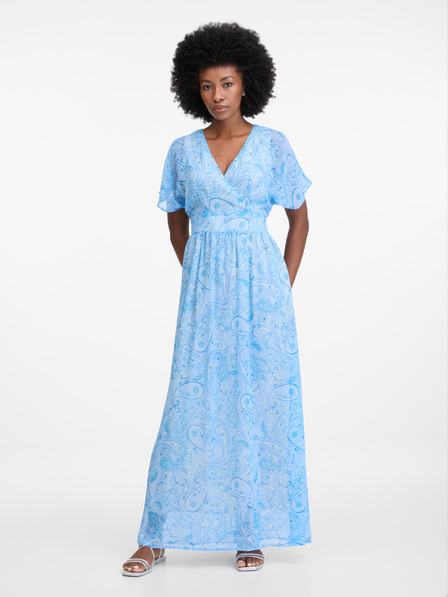 Orsay Hellblaues Damen Maxikleid ORSAY