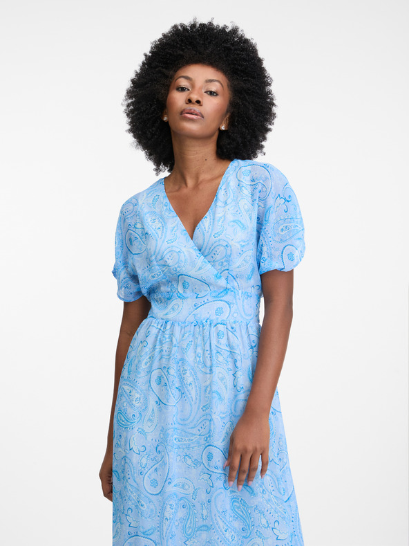 Orsay Hellblaues Damen Maxikleid ORSAY