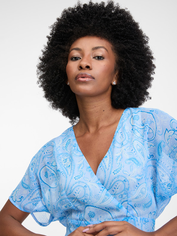 Orsay Hellblaues Damen Maxikleid ORSAY