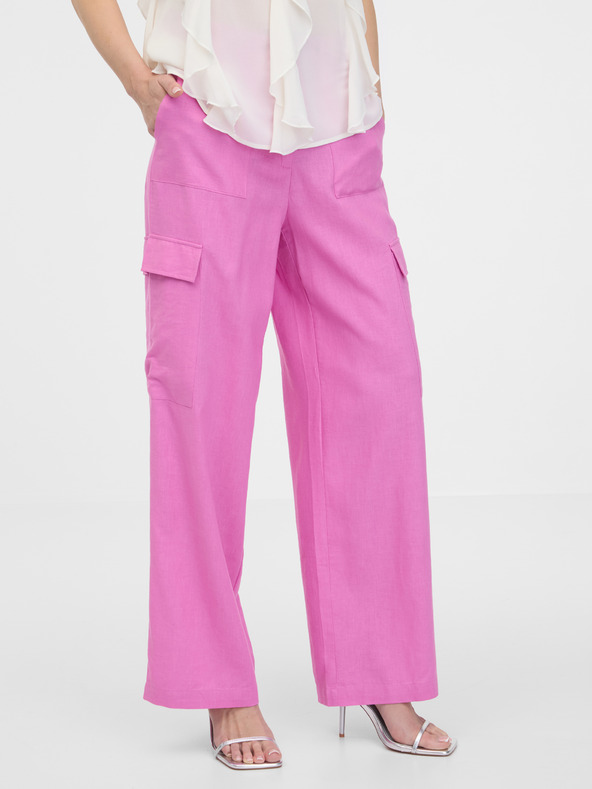 Orsay Rosa weite Damenhose ORSAY