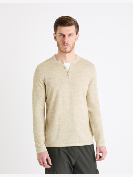 Celio Gelano Henley-Pullover