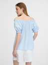 Orsay Hellblaue Damen Bluse ORSAY