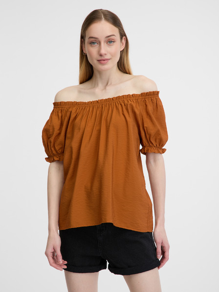 Orsay Braune Damenbluse ORSAY