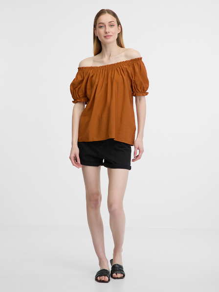 Orsay Braune Damenbluse ORSAY