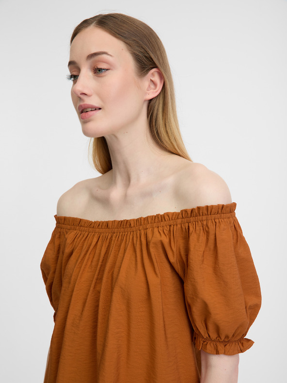 Orsay Braune Damenbluse ORSAY