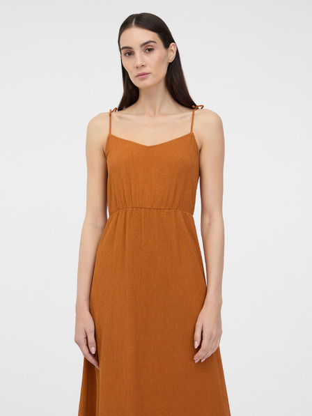 Orsay Braunes Damen Maxikleid ORSAY