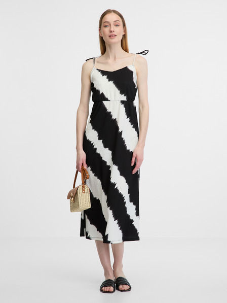 Orsay Schwarz-weißes Damenkleid ORSAY