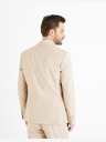 Celio Beige Herrenblazer schmal Celio Buamaury