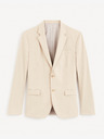 Celio Beige Herrenblazer schmal Celio Buamaury