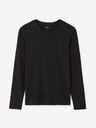 Celio Schwarzes Herren-Langarmhemd Celio Geuniml